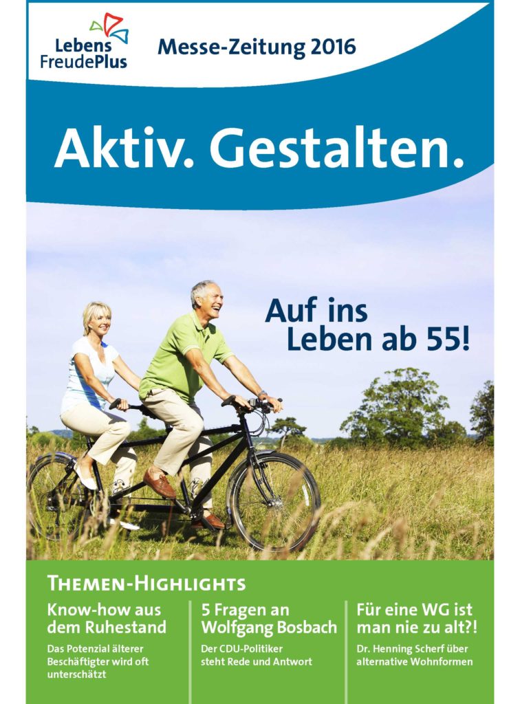 Messezeitung Aktiv Gestalten Cover