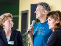 Elke Strothmann, Jürgen Hingsen und Ulrike Nasse-Meyfarth